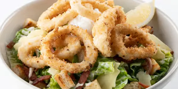 Caesar Salad with Calamari