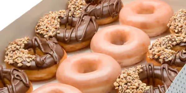 Dozen with Choc Hazelnut Doughnuts