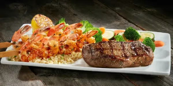 Steak & Grilled Shrimp Skewers