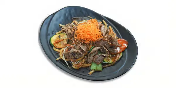 Fried Udon with Beef & Vegetable